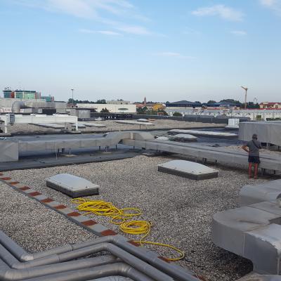 Veduta del cantiere